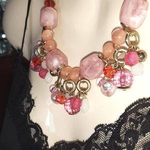 **3/$25**  Bohemian Warm-Toned Beaded Necklace